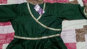 Elegant Green Kurta With Dupatta