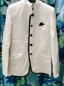 Elegant White Ethnic Jacket