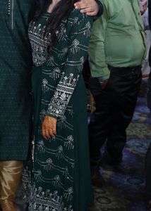 Elegant Green Embroidered Kurta Set