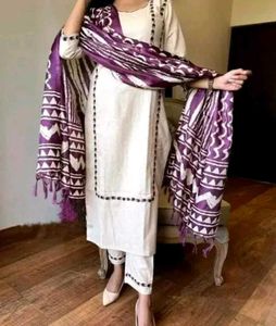 Womens Cotton Straight Kurti with Pant❤️😍