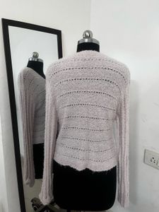 Cute Fuzzy Cardigan