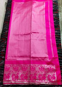 Pink Kanchipuram Silk Saree
