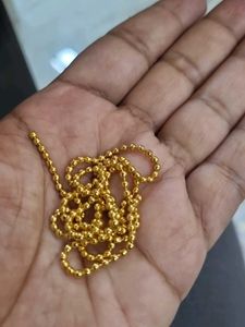Golden Ball Chain 54 Inches