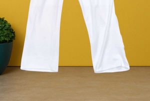 E@36 White Trouser Jeans Waist 26-30 Fit