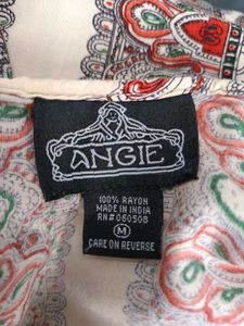 Off-white Printed Top