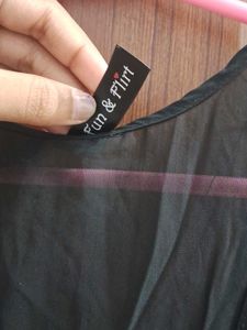 Black Designer Top