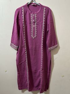 Max Rose Straight Kurtha