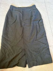 Gray Midi Skirt