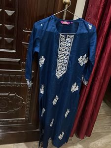 Teal Blue Kurti