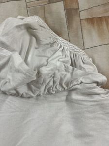 White Puffed Hands T-shirt