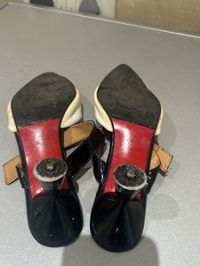 Shubery Beautiful White Heels With The Strap