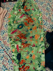 Floral Print Dupatta and salwar.