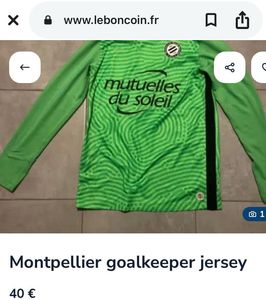 Nike Montpellier Goalkeeper Green Jersey