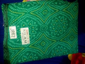 sea Green Bandhani Saree💭