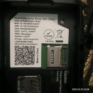 JIOFI M2S wireless data card ( BLACK )