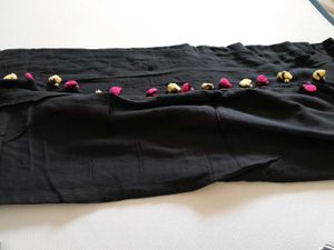 Elegant Black &amp; Pink Saree with blouse