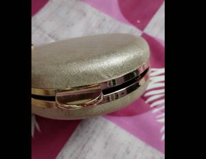 Elegant Gold Clutch/makeup Organiser
