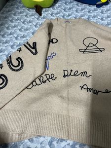 Graphic Print Sweater