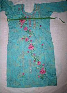 Floral Embroidered Kurta