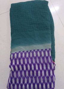 2 Combo Saree Set With Unstitch Blouse