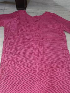 Three Fourth Formal Straight Kurta