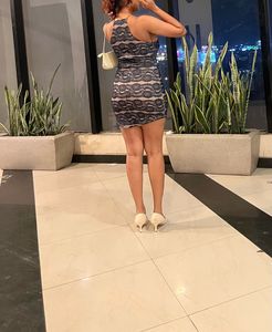 BLUE MINI DRESS
