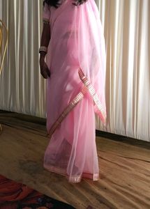 Pink Kids Saree