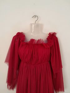 Red Net Dress