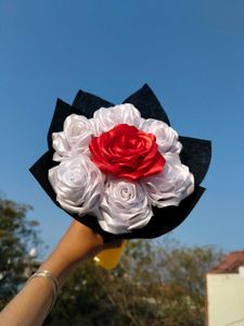 Red &amp; White Rose Bouquet for valentine's
