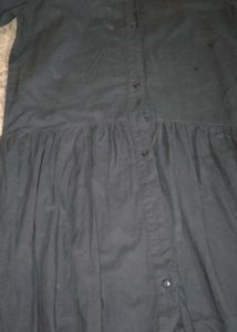Black Button-Down Dress