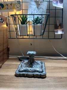 Vintage candle stand with bows