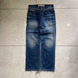 Blue Straight Jeans