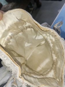 White Heavy Stone Purse 😍👜