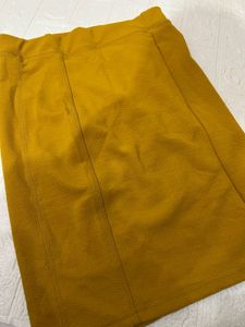 Mustard Yellow Skirt