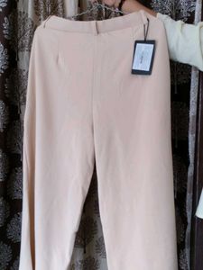 High-waist loose trouser
