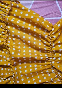 Yellow Dress(polka dot)