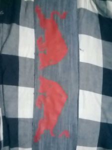 Checked Hoodie T-Shirt