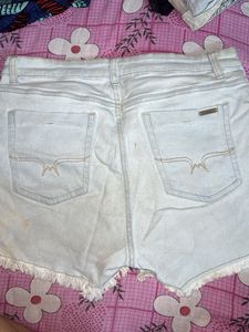 Light Wash Denim Shorts