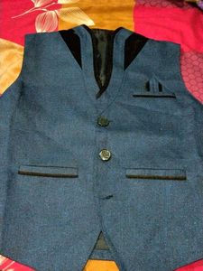 Boys Formal Blue Waistcoat for children under 6-7