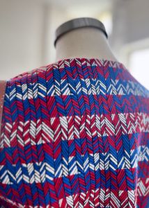 Chic Patterned Mini Dress