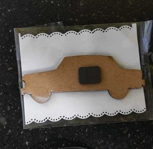 Taxi Hand-painted Fridge Magnet