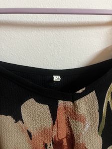 Off Shoulder Floral Print Top