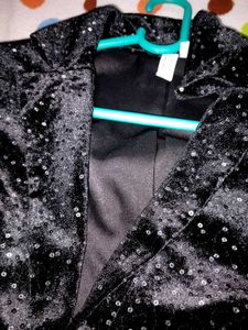 Sparkly Velvet Blazer