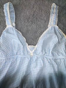 Soft Blue Cottagecore Top