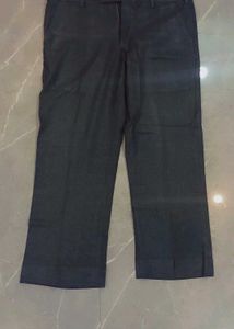 Grey Textured Pants