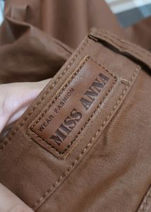 Leather Type Skinny Trouser