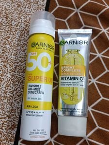 Garnier Sunscreen spray & Facewash