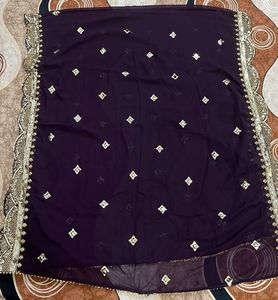 Elegant Purple Embroidered Kurta Set