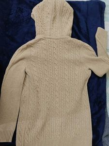 Hooded Knit Cardigan
