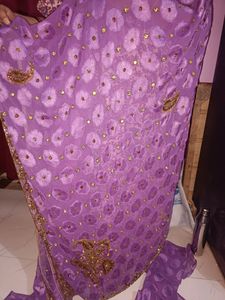Wedding Wear Brasso Saree